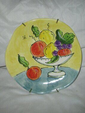 Julia Junkin Studio Still Life Fruit Bowl Salad plate  ART